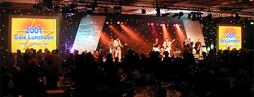 Gala lunch, with live band performance, for TUI.
